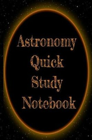 Cover of Astronomy Quick Study Notebook