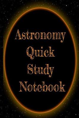 Cover of Astronomy Quick Study Notebook