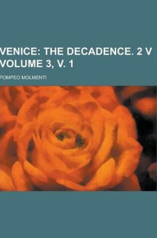 Cover of Venice Volume 3, V. 1