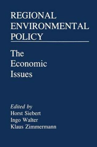 Cover of Regional Environmental Policy