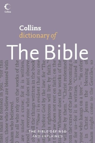 Cover of Collins Dictionary of The Bible