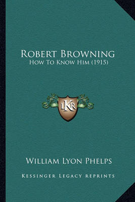 Book cover for Robert Browning Robert Browning