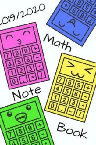 Cover of 2019/2020 Math Note Book