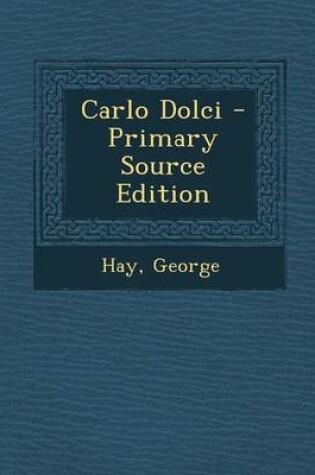 Cover of Carlo Dolci