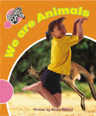 Book cover for Spotty Zebra Pink A Change - We are Animals