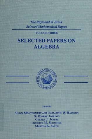 Cover of Selected Papers on Algebra