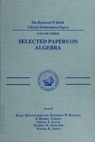 Book cover for Selected Papers on Algebra