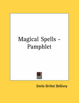 Book cover for Magical Spells - Pamphlet