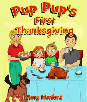 Book cover for Pup Pup's First Thanksgiving