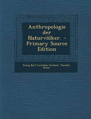 Book cover for Anthropologie Der Naturvolker. - Primary Source Edition