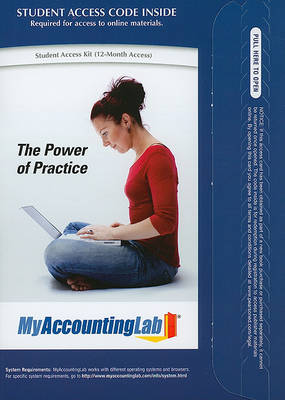 Book cover for MyLab Accounting -- Standalone Access Card