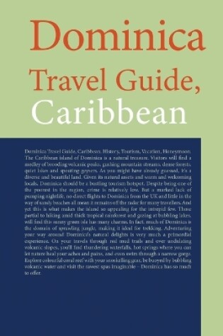 Cover of Dominica Travel Guide, Caribbean