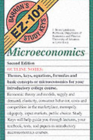 Cover of Microeconomics Study Keys
