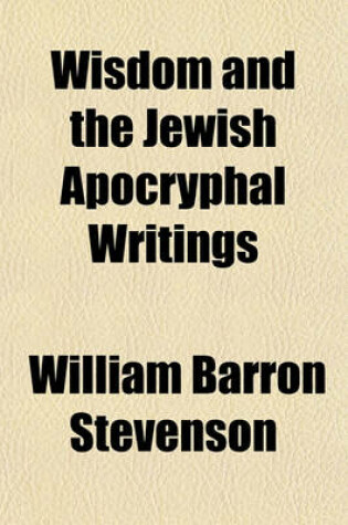 Cover of Wisdom and the Jewish Apocryphal Writings