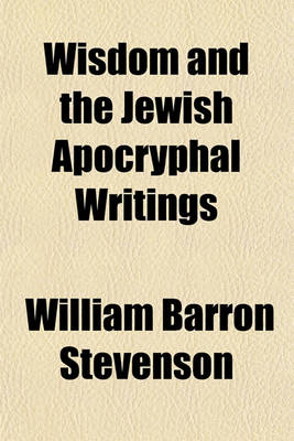 Book cover for Wisdom and the Jewish Apocryphal Writings