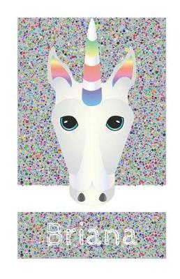 Book cover for Briana's Unicorn Notebook