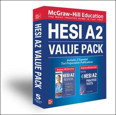 Book cover for McGraw-Hill Education HESI A2 Value Pack, Second Edition