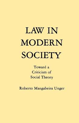 Book cover for Law in Modern Society