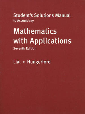 Cover of Student's Solution Manual