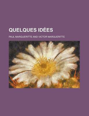 Book cover for Quelques Idees