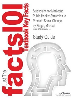 Book cover for Studyguide for Marketing Public Health