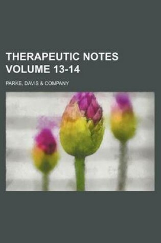 Cover of Therapeutic Notes Volume 13-14