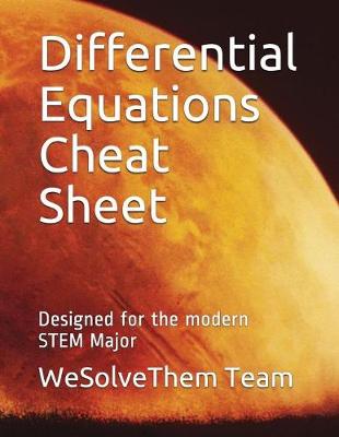 Book cover for Differential Equations Cheat Sheet