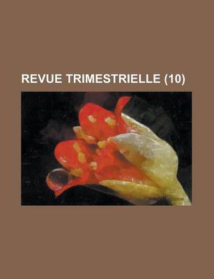 Book cover for Revue Trimestrielle (10)