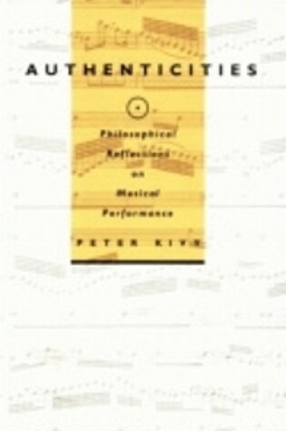 Cover of Authenticities