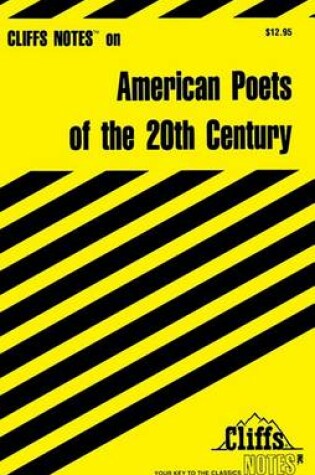 Cover of Cliffsnotes on American Poets of the 20th Century