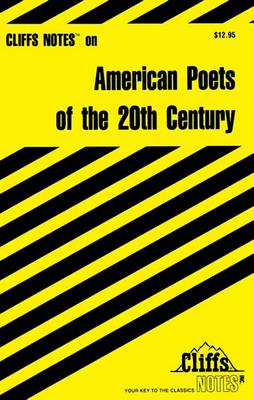 Book cover for Cliffsnotes on American Poets of the 20th Century