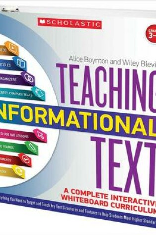 Cover of Teaching Informational Text: A Complete Interactive Whiteboard Curriculum