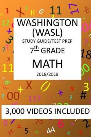 Cover of 7th Grade WASHINGTON WASL, MATH, Test Prep