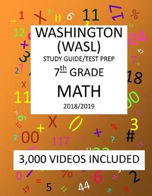 Book cover for 7th Grade WASHINGTON WASL, MATH, Test Prep