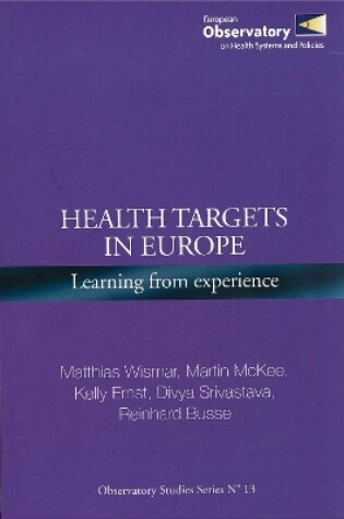Cover of Health Targets in Europe