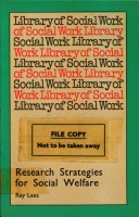 Book cover for Research Strategies for Social Welfare