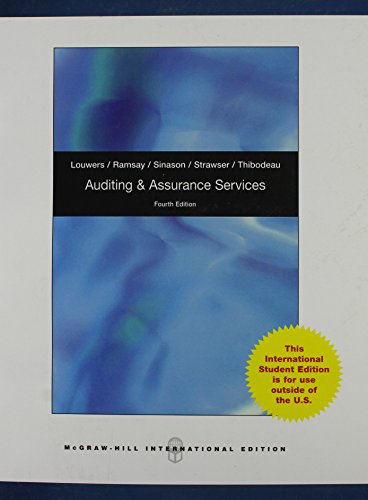 Book cover for AUDITING AND ASSURANCE SERVICE