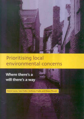 Book cover for Prioritising Local Environmental Concerns