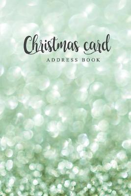 Cover of Christmas card address book