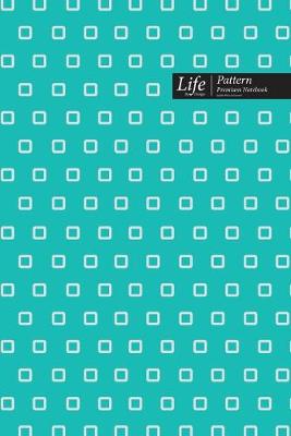 Book cover for Square Pattern Composition Notebook, Dotted Lines, Wide Ruled Medium Size 6 x 9 Inch (A5), 144 Sheets Royal Cover