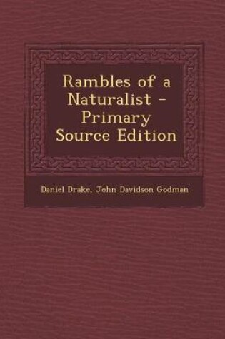 Cover of Rambles of a Naturalist