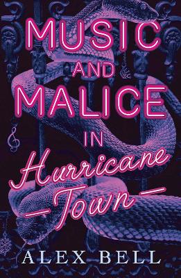 Book cover for Music and Malice in Hurricane Town
