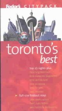 Book cover for Fodors Citypack Torontos Best