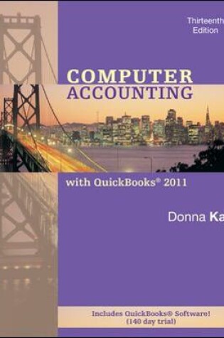 Cover of Computer Accounting with QuickBooks 2011