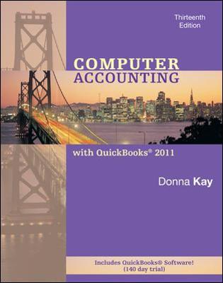 Book cover for Computer Accounting with QuickBooks 2011