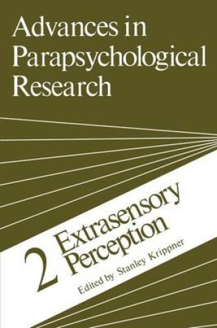 Cover of Advances in Parapsychological Research