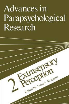 Book cover for Advances in Parapsychological Research