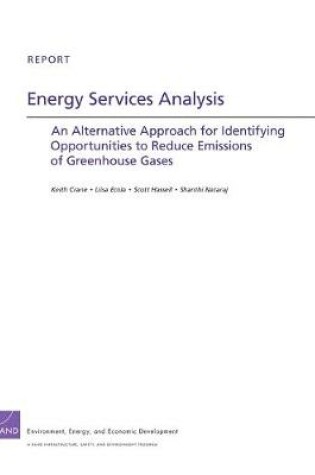 Cover of Energy Services Analysis