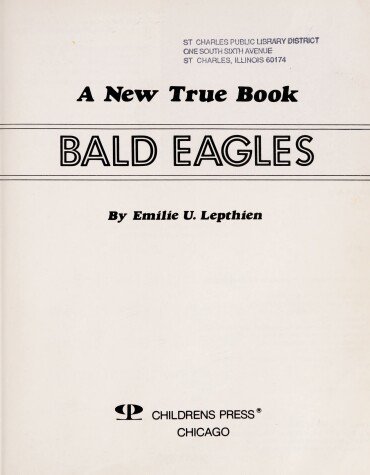 Book cover for Bald Eagles