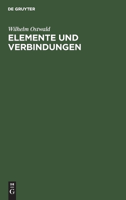 Book cover for Elemente Und Verbindungen